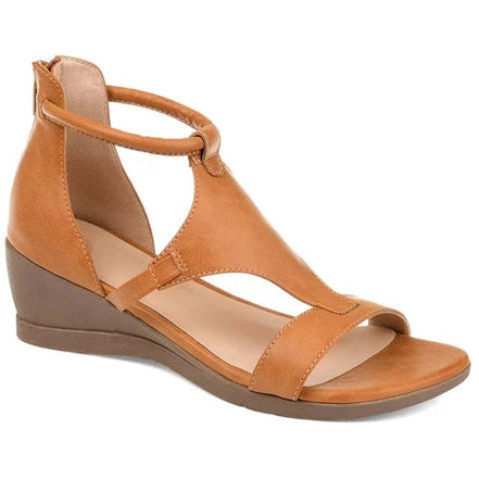 Women's Neutral Leather Sandals