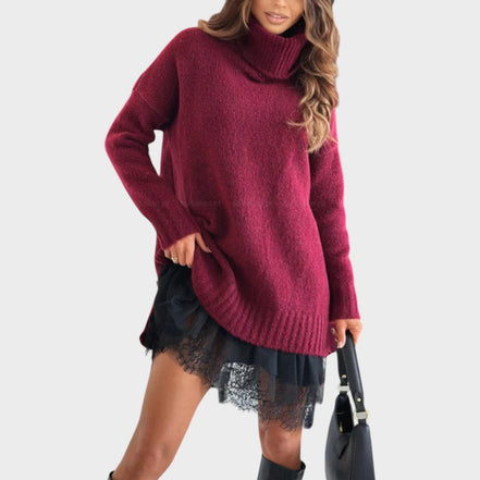 Women's Solid Knit Sweater Set