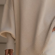 Women's Solid Wool Blend Sweater