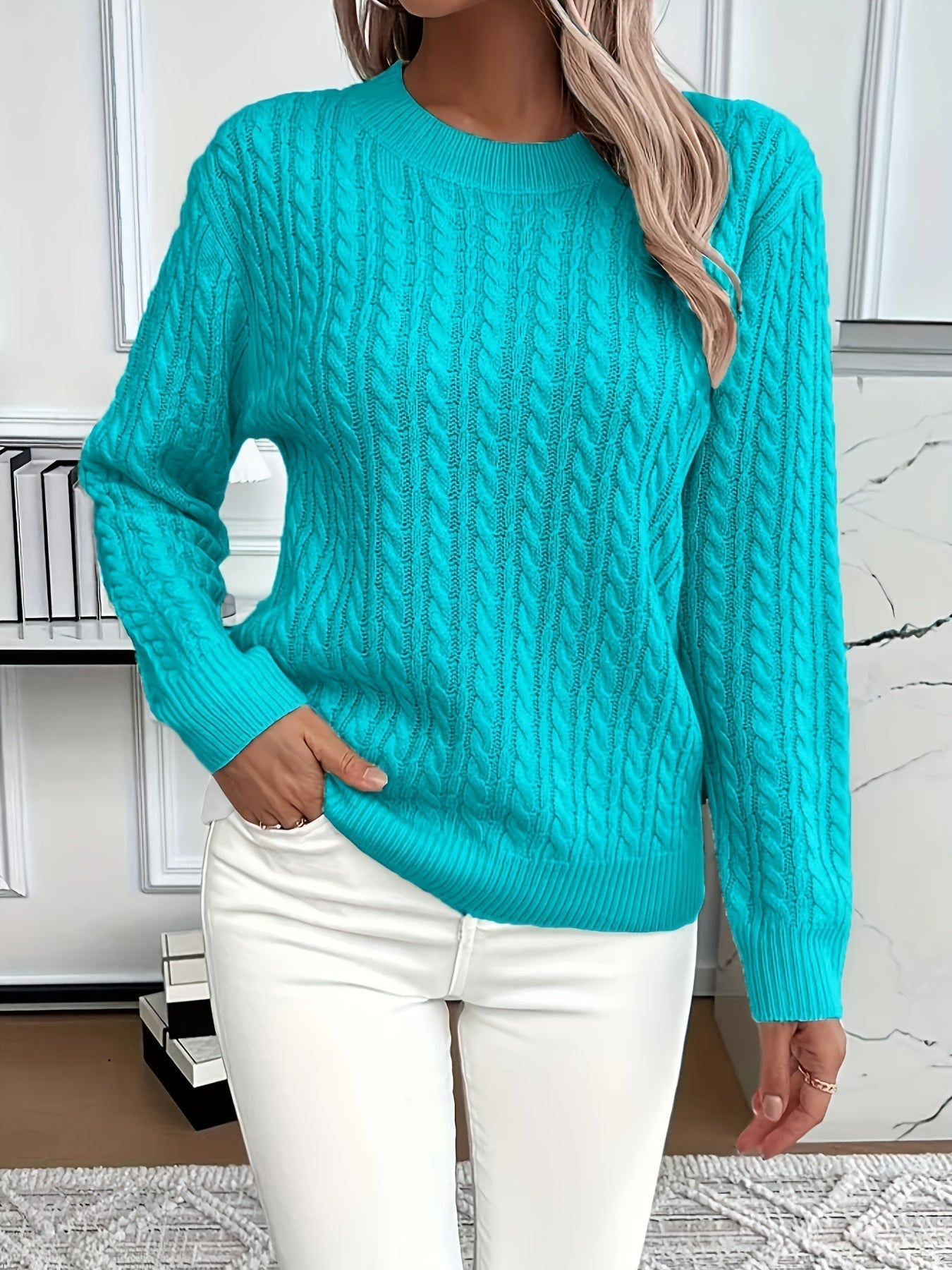 Women's Cable Knit Jumper