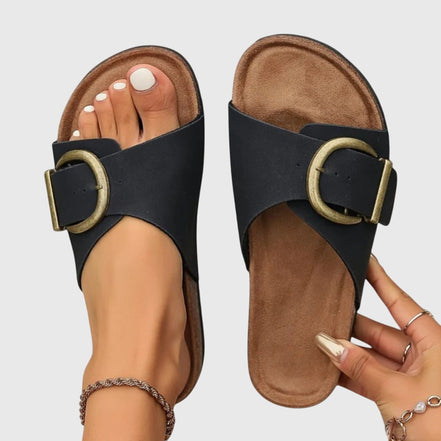 Women's Amber Leather Orthopaedic Sandals
