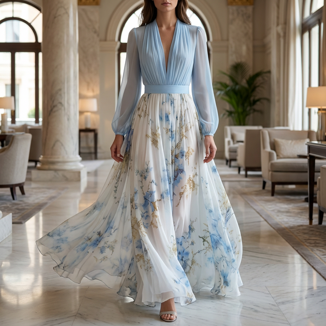 Women's Floral Maxi Dress