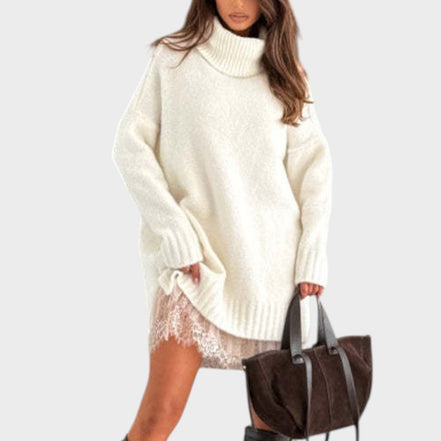 Women's Solid Knit Sweater Set