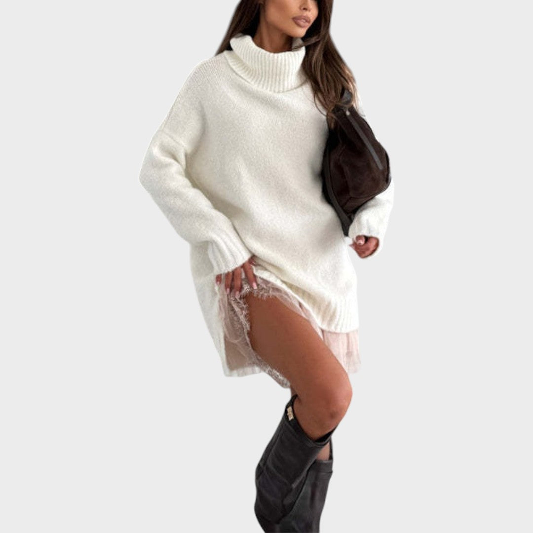 Women's Solid Knit Sweater Set