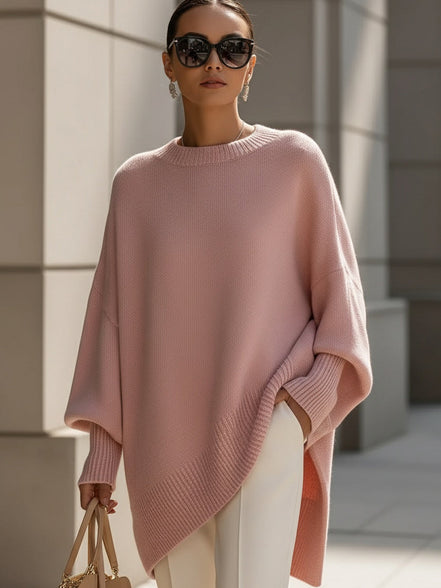 Women's Solid Wool Blend Sweater