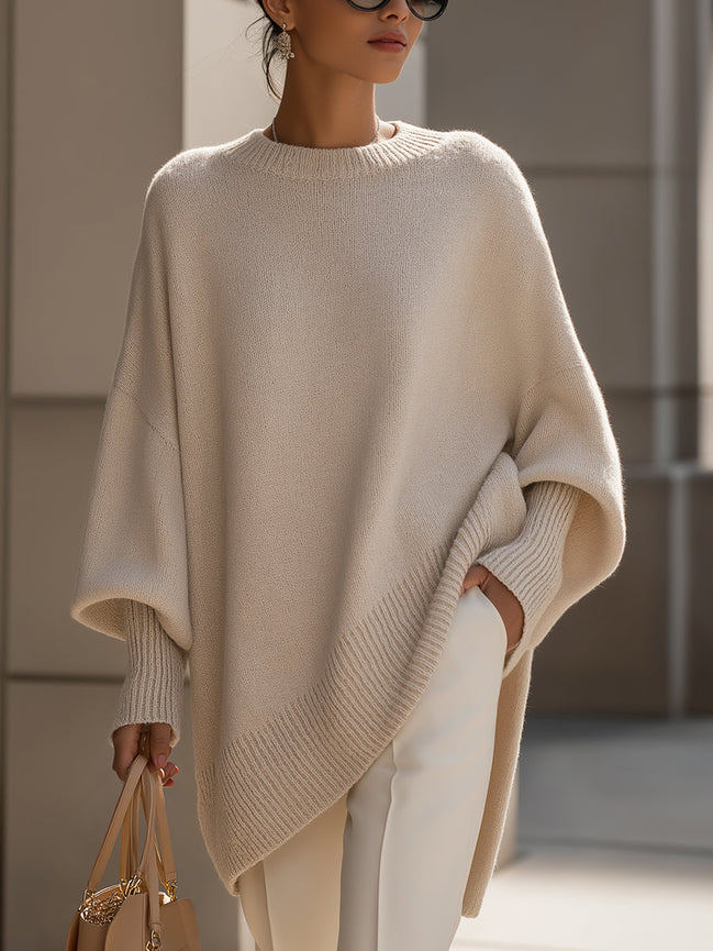 Women's Solid Wool Blend Sweater
