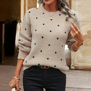 Women's Solid Knitted Jumper