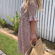 Women's Sable Jersey Midi Dress