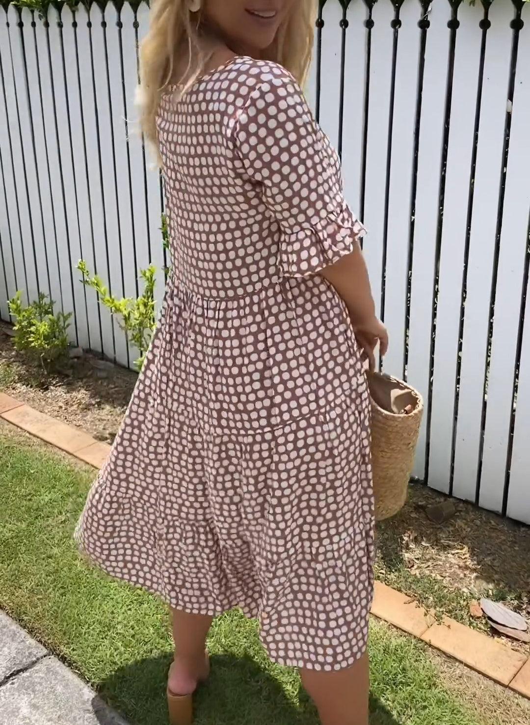 Women's Sable Jersey Midi Dress