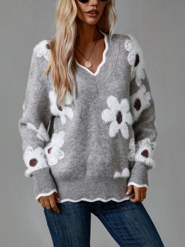 Women's Solid Knit Jumper