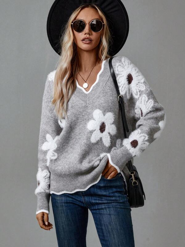Women's Solid Knit Jumper
