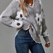 Women's Solid Knit Jumper