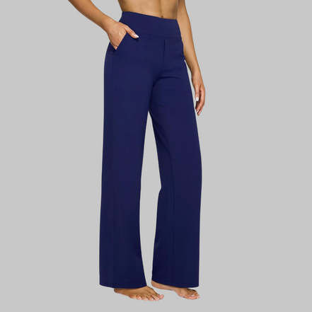 Women's Solid Cotton Trousers