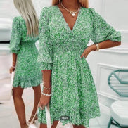 Women's Floral Crepe Dress