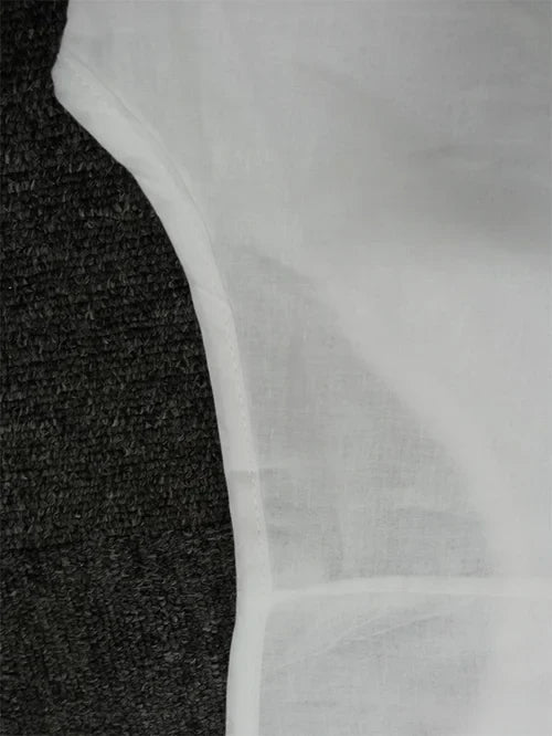 Women's Solid Cotton Layered Dress