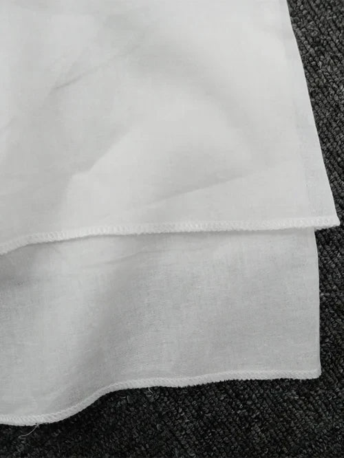 Women's Solid Cotton Layered Dress