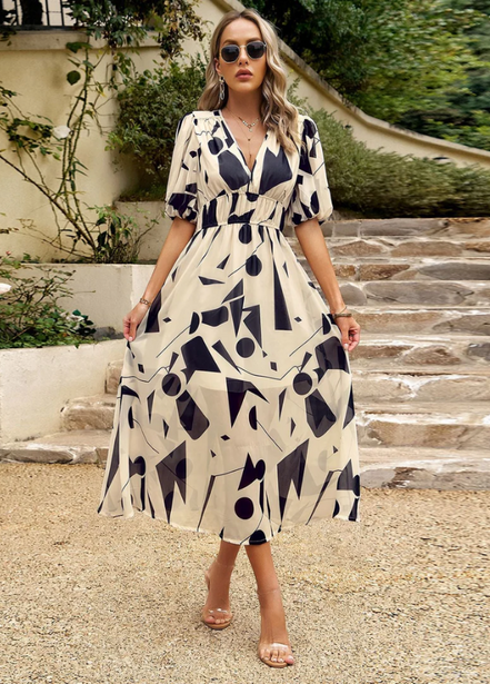 Women's Floral Midi Dress