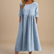 Women's Solid Jersey Dress