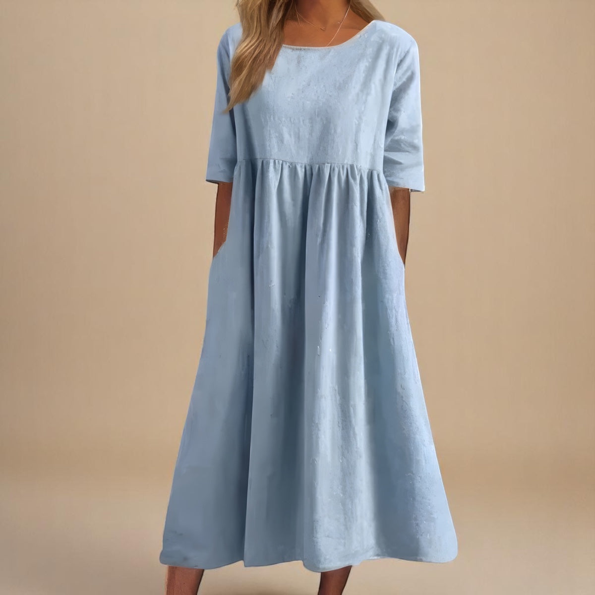 Women's Solid Jersey Dress