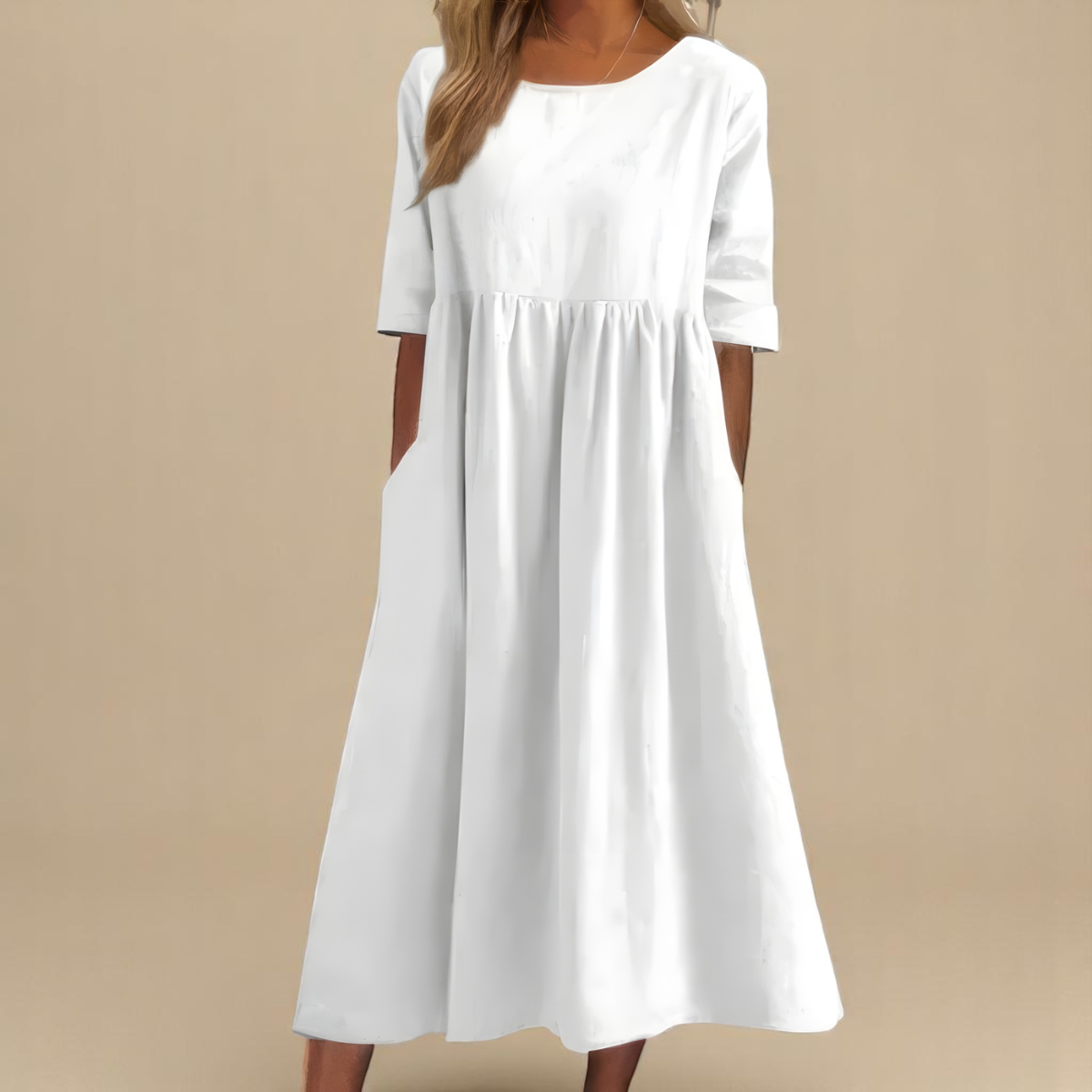 Women's Solid Jersey Dress