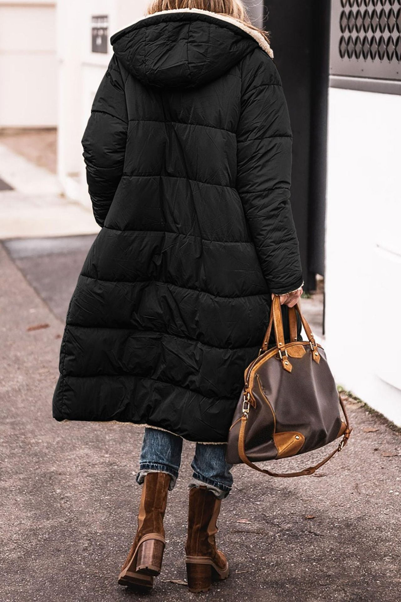 Women's Reversible Wool Coat