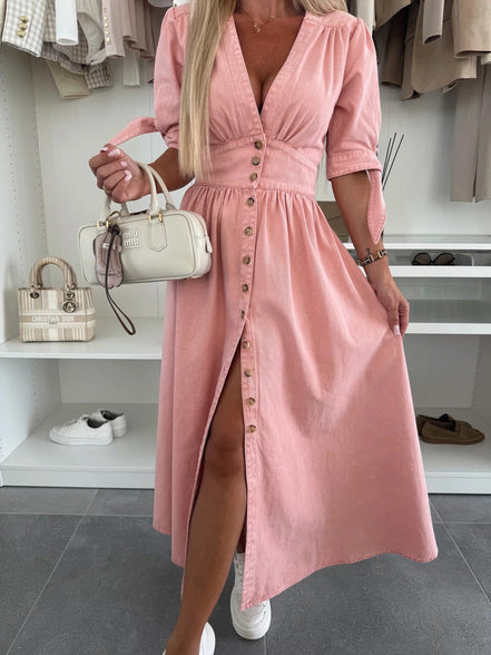 Women's Blue Denim Dress