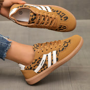 Women's Beige Fabric Sneakers