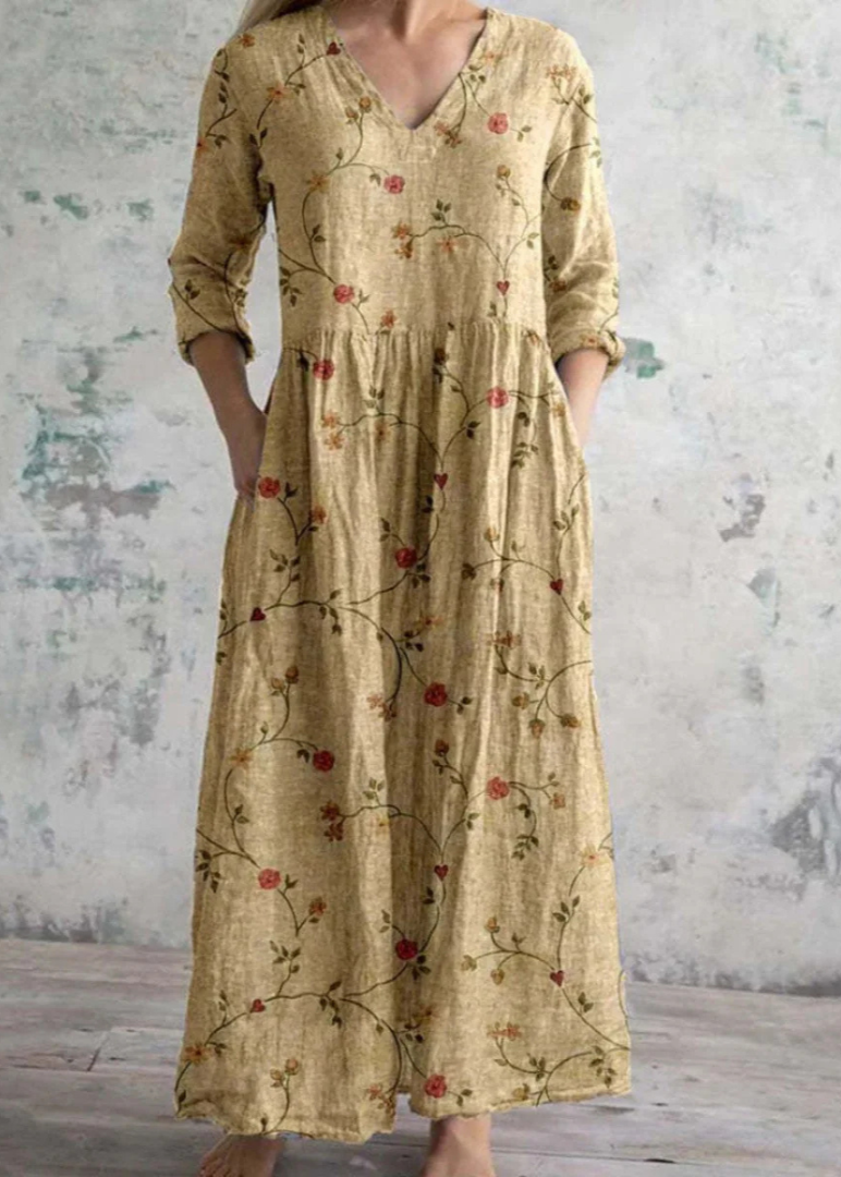 Women's Floral Lightweight Cotton Dress