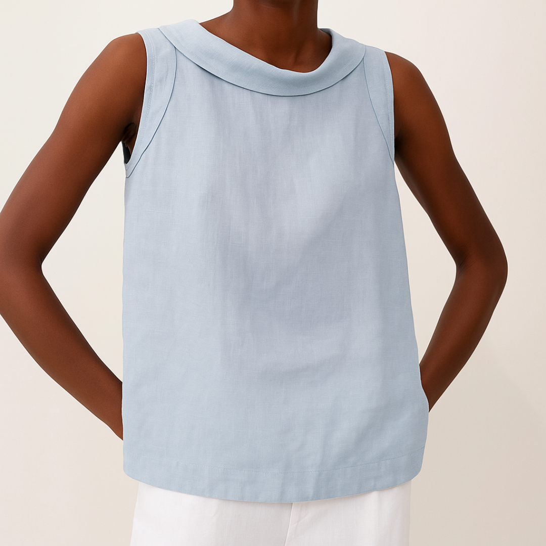 Women's Solid Sleeveless Blouse