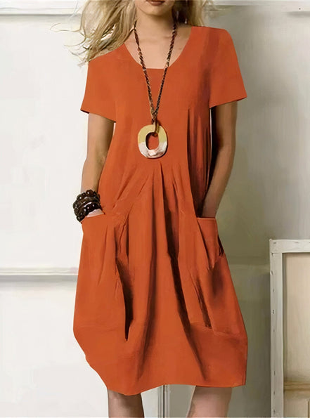 Women's Solid Jersey Dress