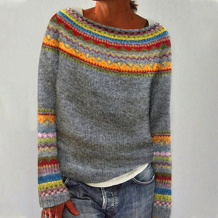 Women's Colourful Knit Jumper