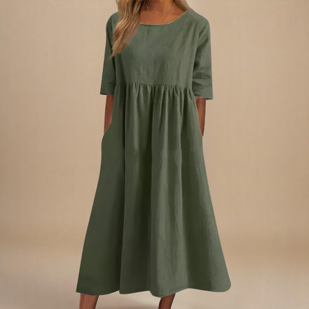 Women's Solid Jersey Dress