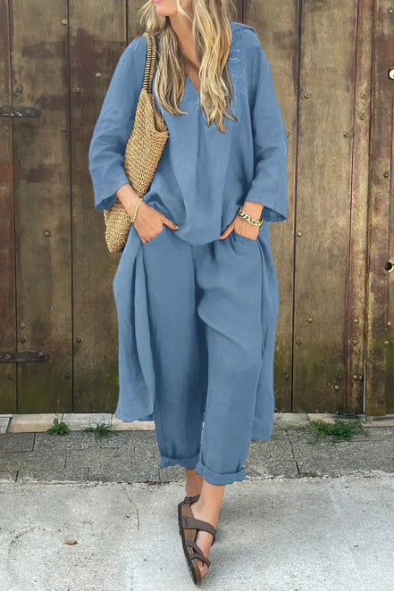 Women's Solid Jersey Co-Ord Set