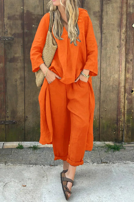 Women's Solid Jersey Co-Ord Set