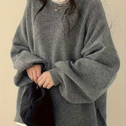 Women's Solid Knit Jumper