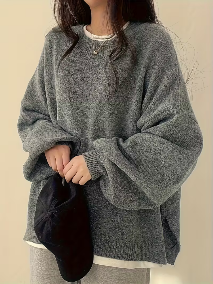 Women's Solid Knit Jumper