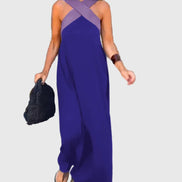 Women's Solid Chiffon Maxi Dress