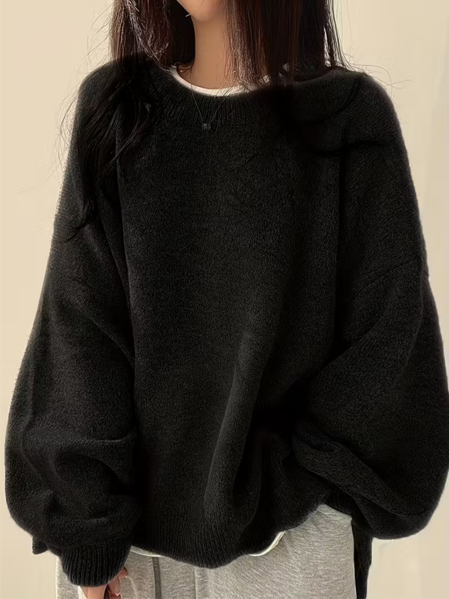 Women's Solid Knit Jumper