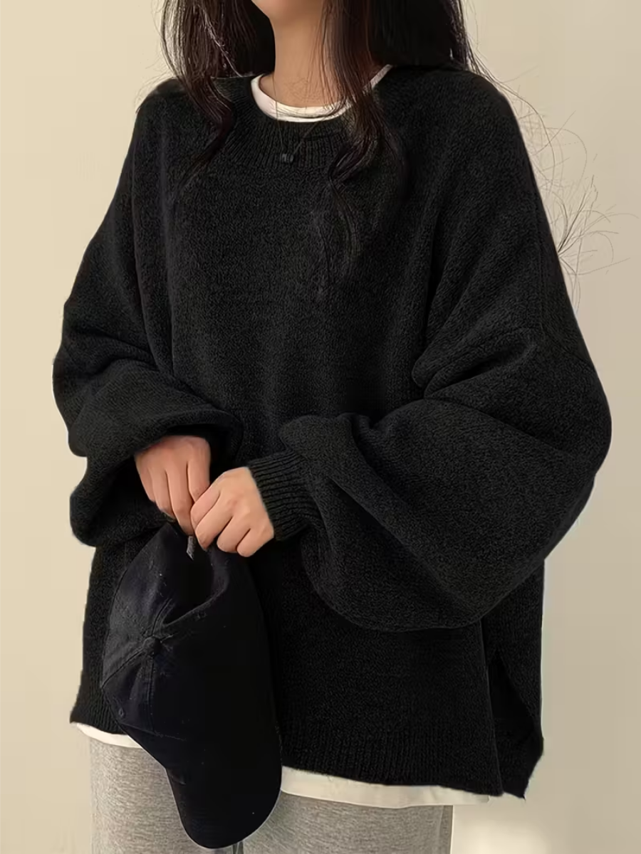 Women's Solid Knit Jumper