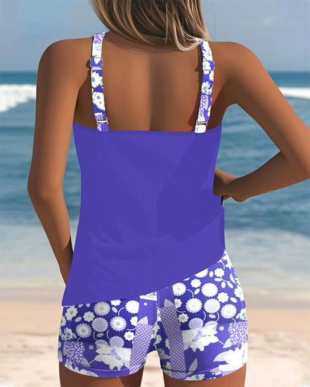 Women's Solid Swim Boxer Set
