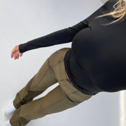 Women's Solid Wide-Leg Trousers