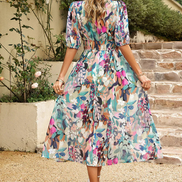 Women's Floral Midi Dress