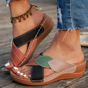 Women's Neutral Leather Orthopaedic Sandals
