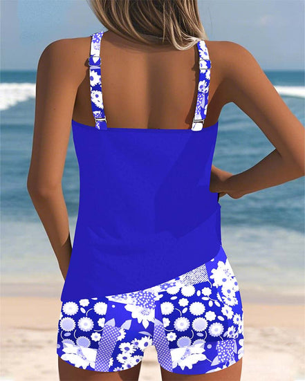 Women's Solid Swim Boxer Set