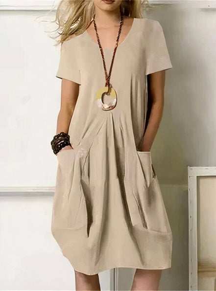 Women's Solid Jersey Dress