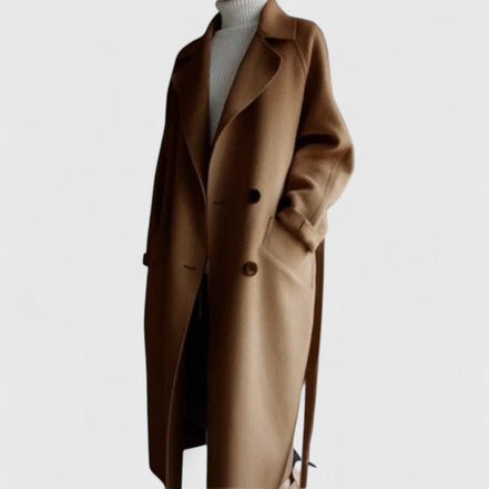 Women's Solid Wool Coat