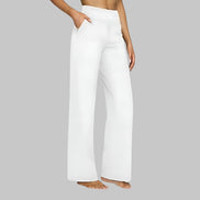 Women's Solid Cotton Trousers