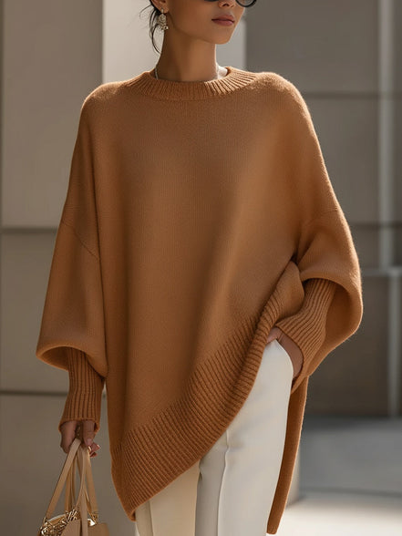 Women's Solid Wool Blend Sweater