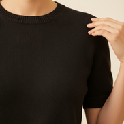 Women's Cotton Knit Short Sleeve Top