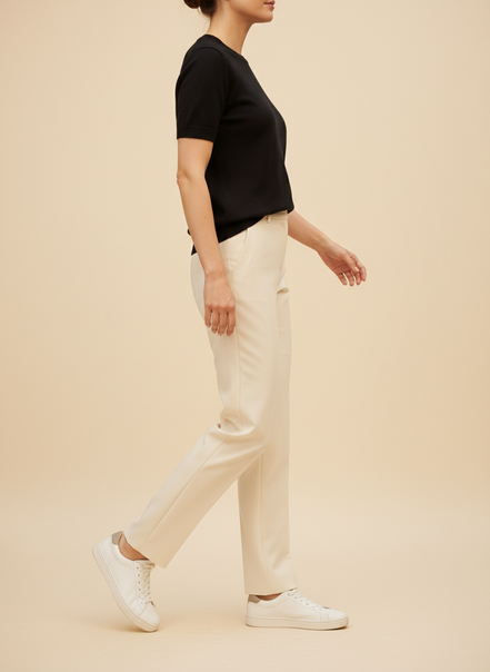 Women's Cotton Knit Short Sleeve Top